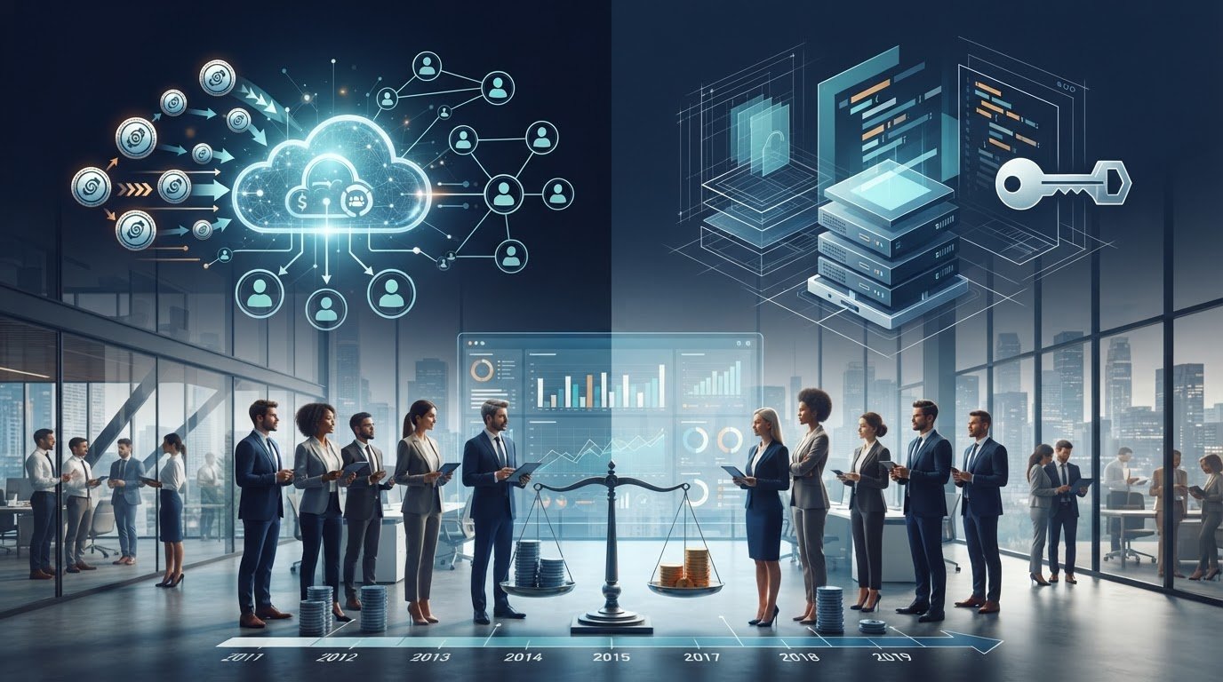 Custom software vs SaaS: compare costs, fees, and ownership